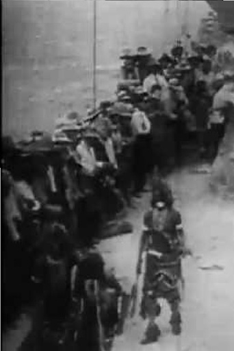 Hopi Indians Dance for Theodore Roosevelt at [Walpi, Ariz.] 1913