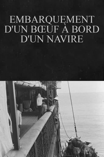 Embarquement d'un bœuf à bord d'un navire