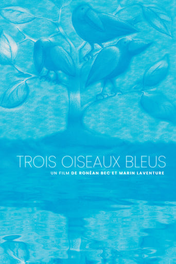 Trois oiseaux bleus