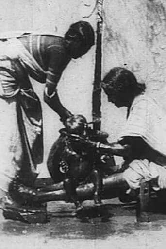 An Indian Washing the Baby