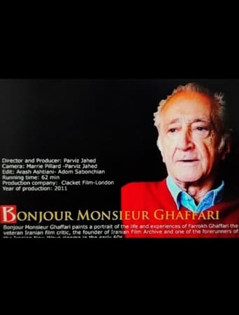 Bonjour Monsieur Ghaffari