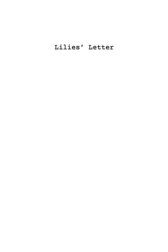 Lilies' Letter